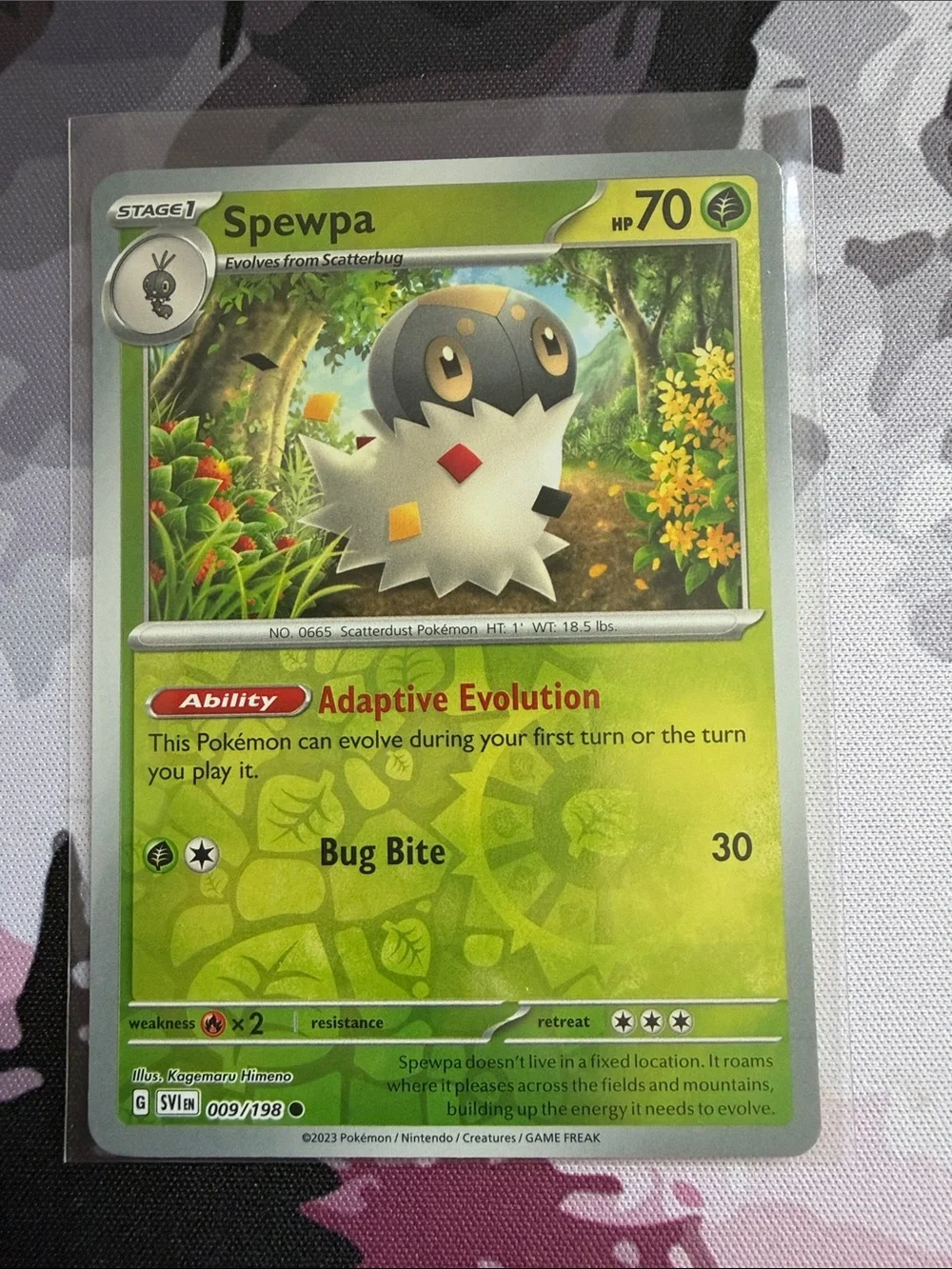 Spewpa & Vivillon Reverse Holo Pokémon Card Lot | 2 Card Evolution Lot ✨5/$25✨
